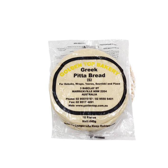 Golden Top Bakery Greek Pitta Small (10pcs) product image