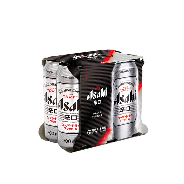 Asahi Super Dry 6 Pack Cans product image