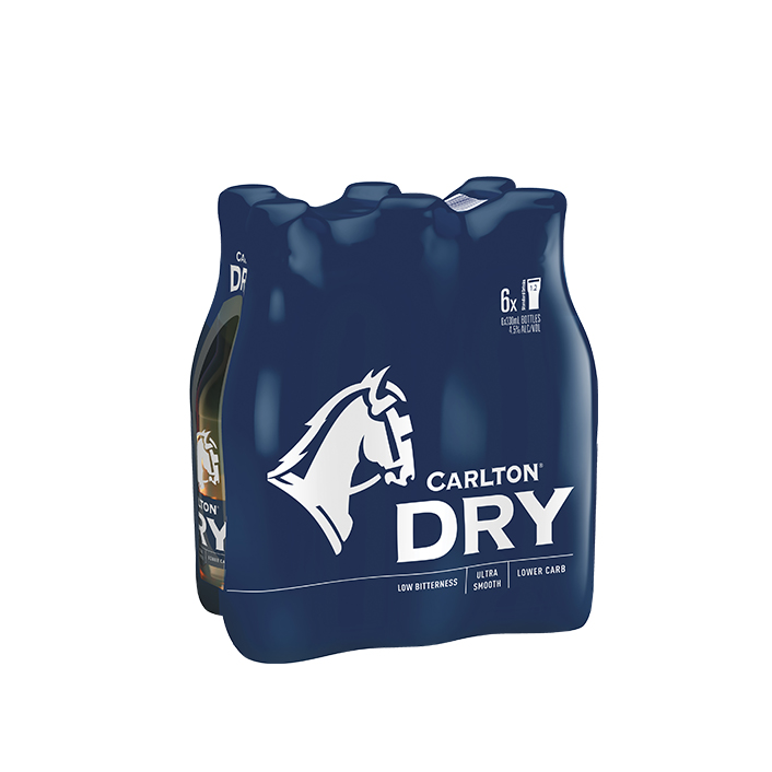 Carlton Dry 6 Pack Bottles product image