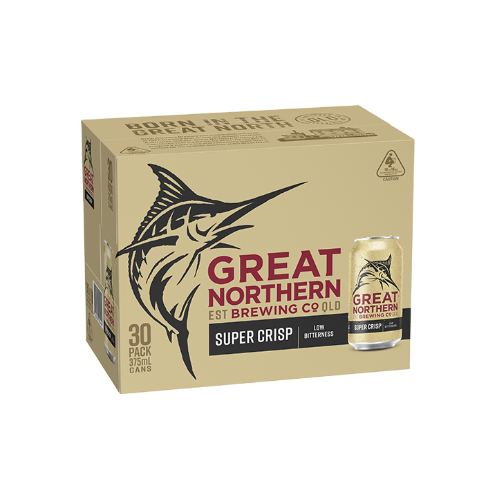 Great Northern Brewing Company Super Crisp Lager 30 Pack Cans product image