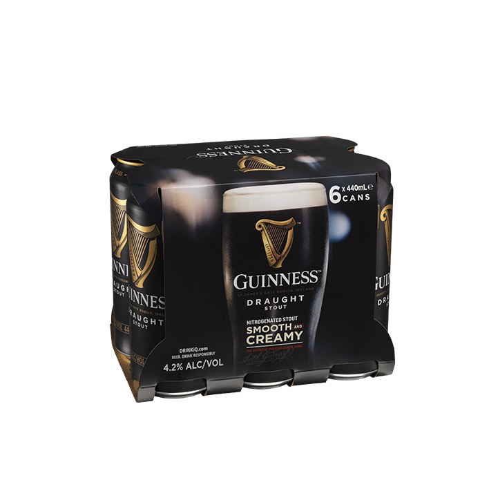 Guinness Draught 6 Pack Cans product image