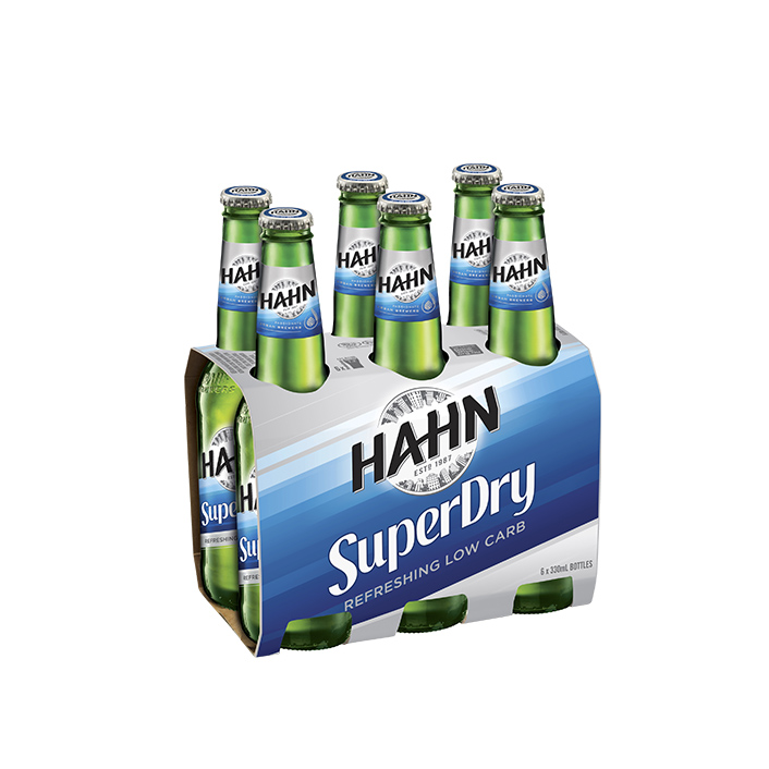 Hahn Super Dry 6 Pack Bottles product image