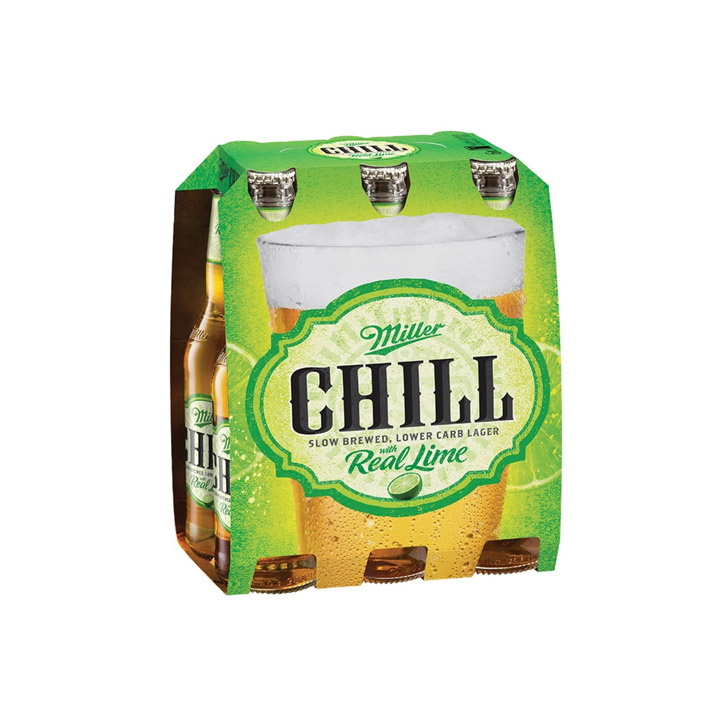Miller Chill Lime 6 Pack Bottles product image