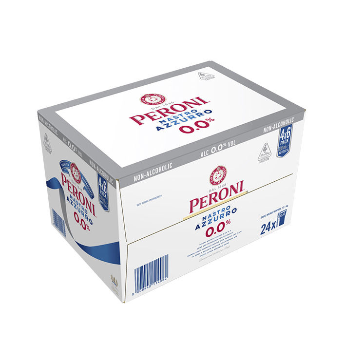 Peroni Nastro Azzurro 0.0% 24 Pack Bottles product image
