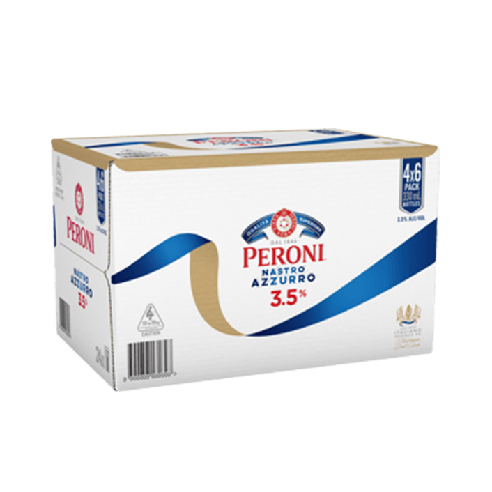 Peroni Nastro Azzurro 3.5% 24 Pack Bottles product image