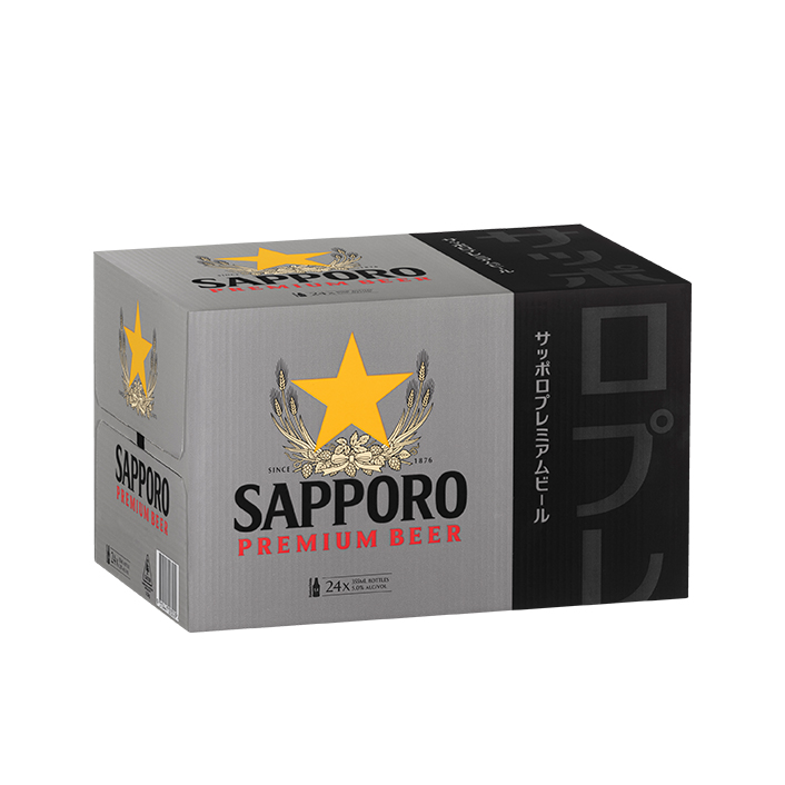 Sapporo Premium Beer 24 Pack Bottles product image