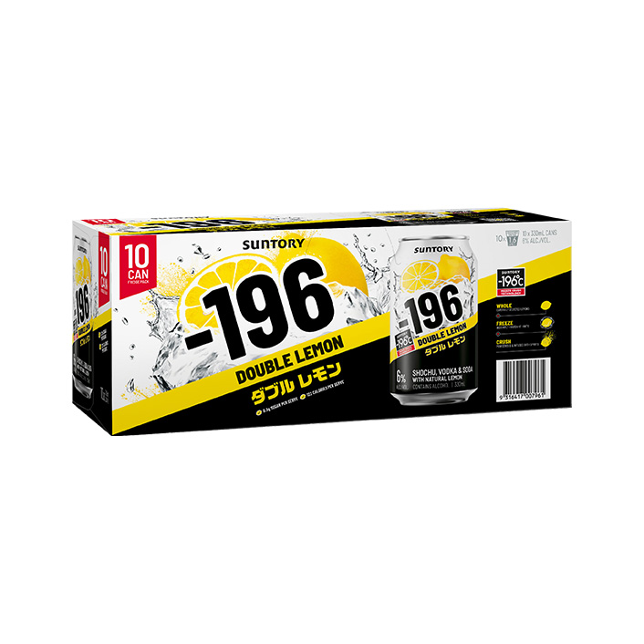 Suntory 196 Double Lemon 10 Pack Cans product image