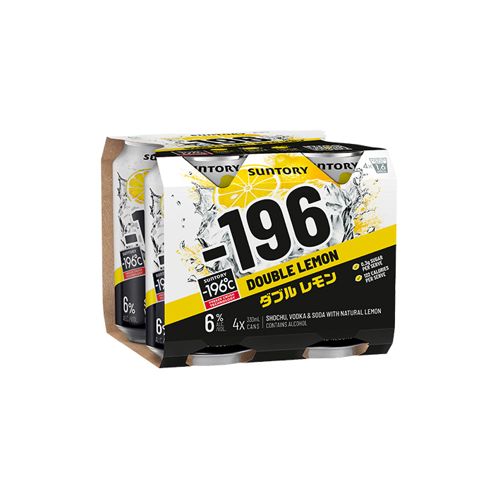 Suntory 196 Double Lemon 4 Pack Cans product image