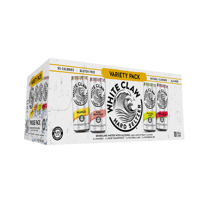 White Claw Hard Seltzer Variety 10 Pack Cans product image